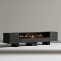Credenza moderna dalle linee essenziali, colore grigio
